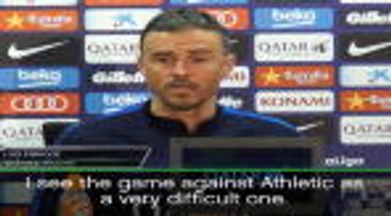 Enrique expecting tough Athletic test in Copa del Rey