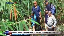 Polisi Temukan 3 Senjata Tajam Pelaku Perampokan Pulomas di Sungai Cikeas