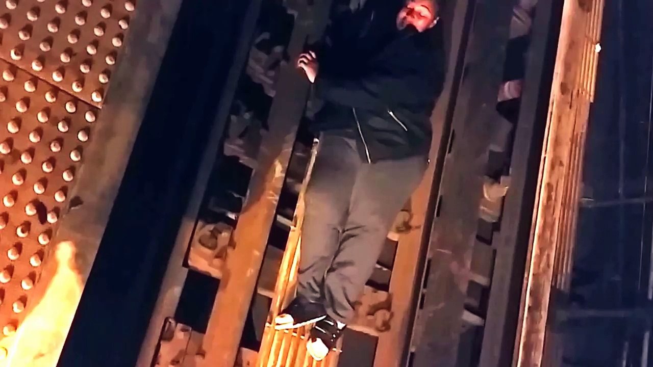 Woman Throws Self then Lays on Train Tracks