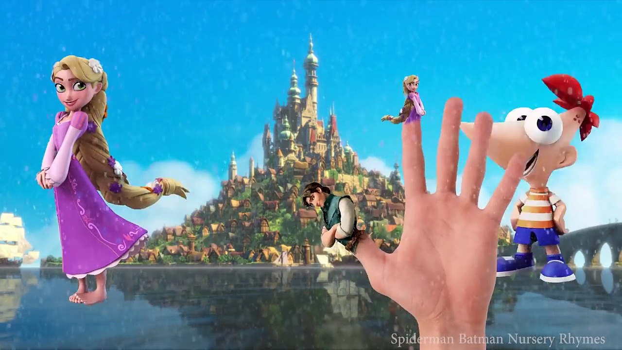 Disney Tangled Rapunzel Finger Family Song Collection | Princesses ...