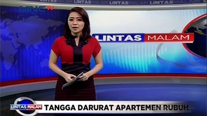 Tangga Darurat Proyek Apartemen di Bekasi Runtuh