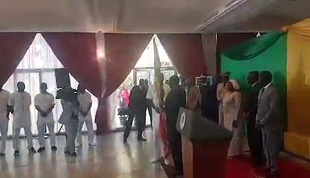 Remise du drapeau national aux Lions du Sénégal. Bonne chance chers Lions. Le...