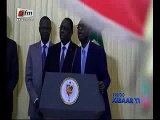 Vidéo émouvante : Youssou Ndour chante pour les lions devant Macky Sall et leur demande d’apporter la victoire…