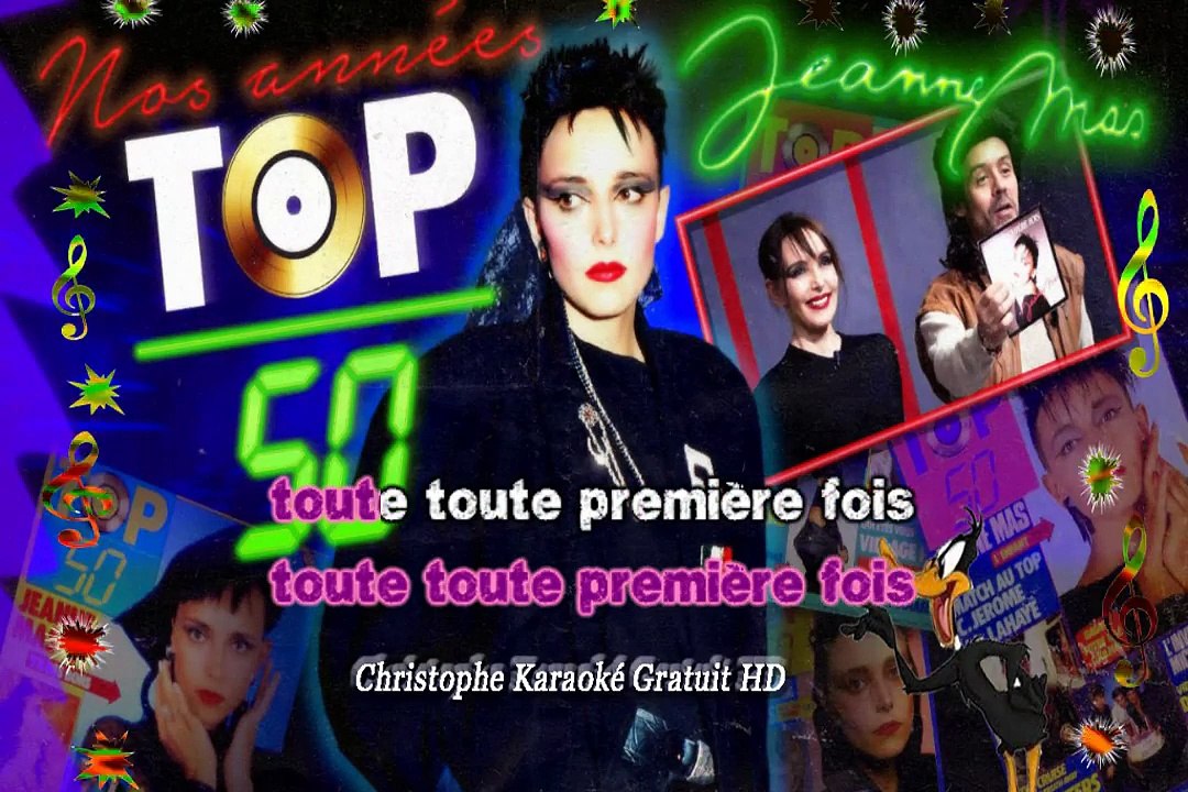 Jeanne Mas - Toute première fois KARAOKE / INSTRUMENTAL