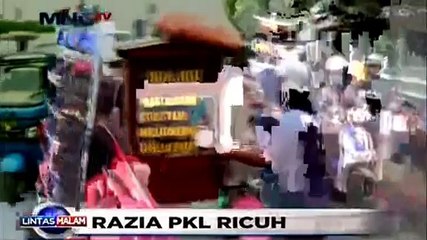 Razia PKL di Kawasan Kota Tua Ricuh