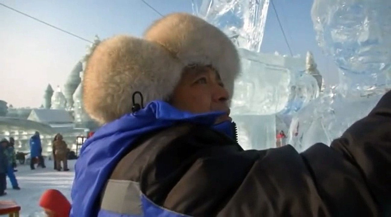 Harbin se transforme en royaume de glace (Chine)