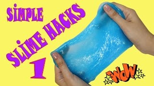 Simple Slime Hacks , Easy to make, How to make slime two ingredients only
