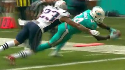 German announcers call Jarvis Landry bouncing off defenders into end zone