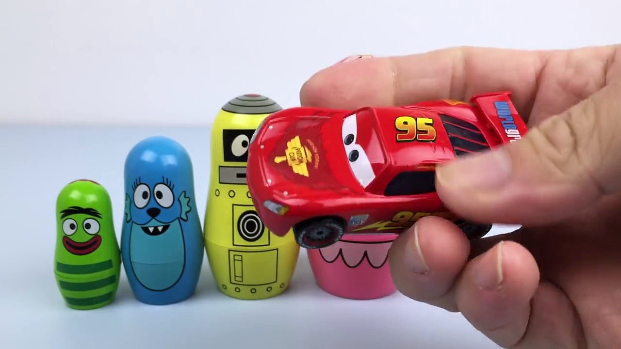 Learn Colours & Sizes For Children With Yo Gabba Gabba Stacking Cups Muno Foofa Brobee Toodee Plex