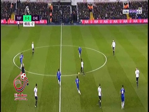 هدف الشوط الاول لمباراة ( توتنهام 1-0 تشيلسي ) الدوري الانجليزي