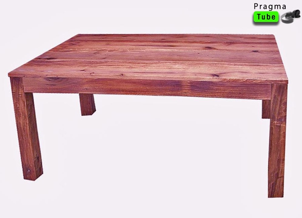 Bricolage -comment fabriquer une table en bois à usage multiple
