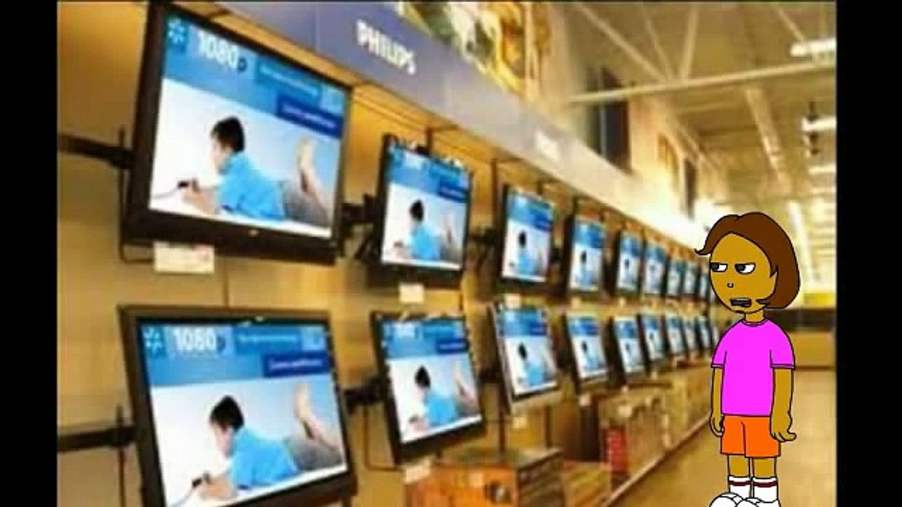 Dora smashes a Funai television and gets grounded