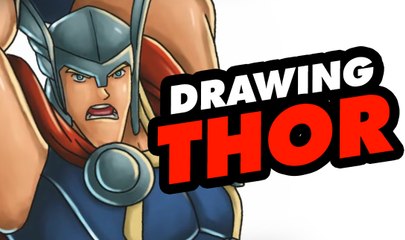 Drawing THOR The Avengers | Dibujar a Thor