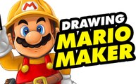 Speed drawing SUPER MARIO MAKER Dibujar Super Mario Bros