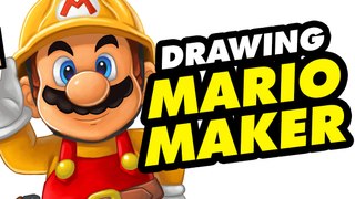 Speed drawing SUPER MARIO MAKER Dibujar Super Mario Bros