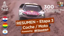 Resumen de la Etapa 3 - Coche/Moto - (San Miguel de Tucumán / San Salvador de Jujuy) - Dakar 2017
