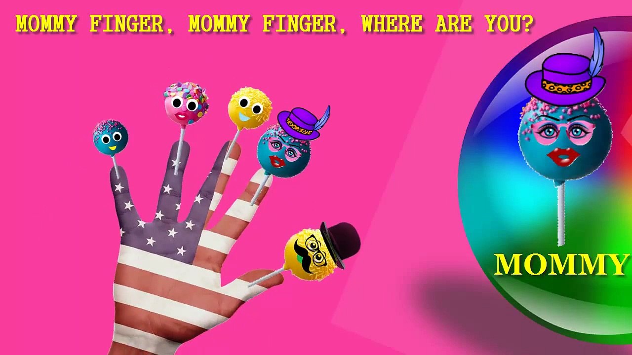 Cake Pop Finger Family Song I Cake Pop Finger Family Nursery Rhyme