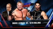 WWE 2K16 FREE ON XBOX ONE! My First Fight Brock Lesnar VS Seth Rollins! WWE 2K16 Gameplay 1080p60fps