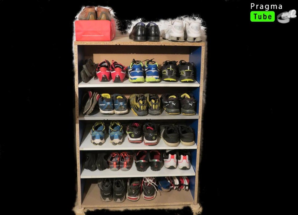 Comment fabriquer un meuble de chaussures avec une tête de gondole de récupération