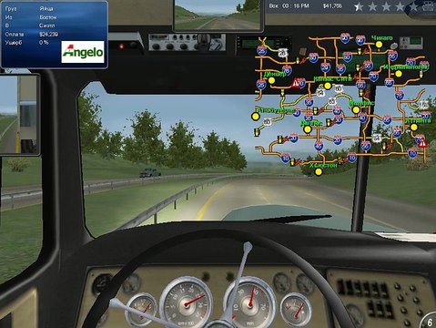 Прохождение игры 18 стальных колес по дорогам америки-часть 5