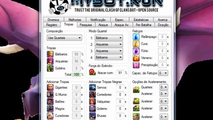 (COC) Bot Como Configurar COC Bot 5.0.2