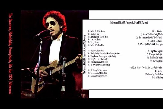 Bob Dylan & The Band - The Spectrum - Philadelphia, Pennsylvania - January 6 1974 Full Concert - Part 2