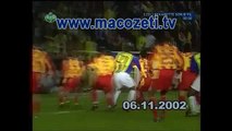 6 Kasım 2002   Fenerbahçe  6 Galatasaray 0 'Gerçek Geniş Özet' | www.macozeti.tv