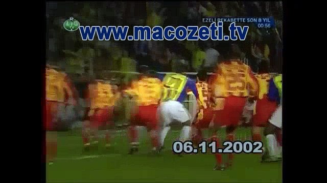 6 Kasım 2002 Fenerbahçe 6 Galatasaray 0 'Gerçek Geniş Özet' | macozeti.tv