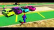 Spiderman & Hulk Wheels On The Bus Nursery Rhymes & More Kids Songs! Funny Superheroes