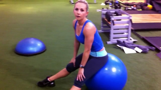 Stomach Exercises For Women Ball Sit Ups