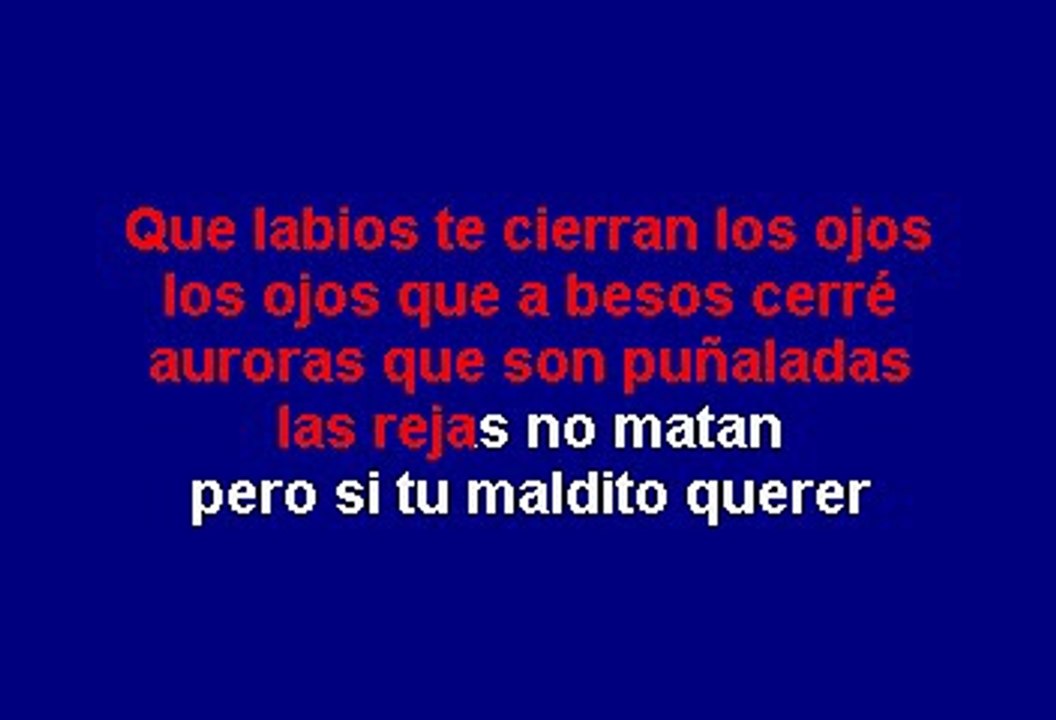 Javier Solis - Las Rejas No Matan (Karaoke)