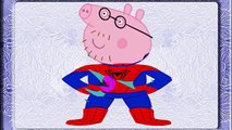 Peppa Pig en español Super Heroes Marvels Avengers IRON MAN Spiderman HULK