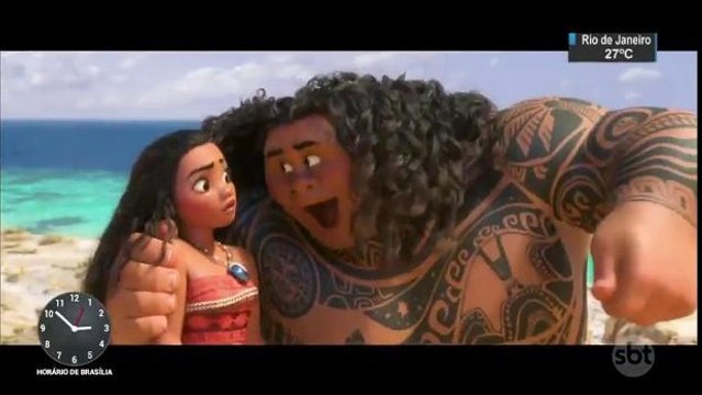Jornal do SBT revela os bastidores da animação `Moana`
