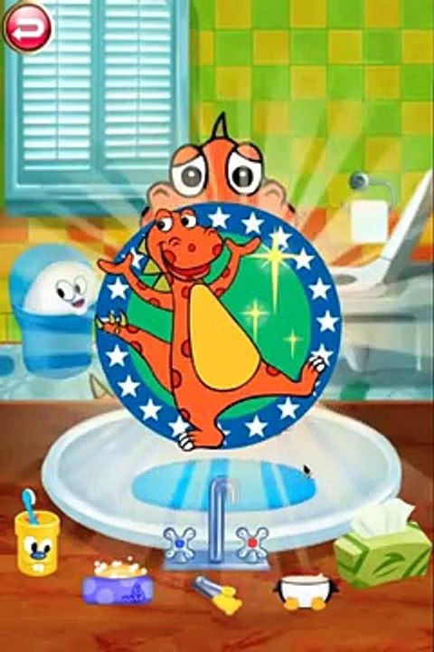 Dino bath & dress up - educational learning  games for kids