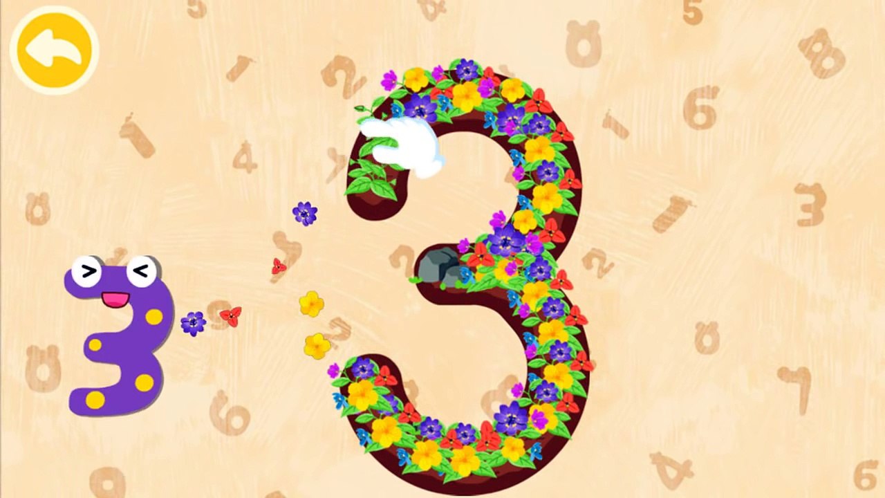 Kids learn writing Numbers with cute activities - Magic Numbers Educational game for baby or toddler