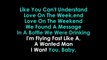 John Mayer - Love On The Weekend karaoke