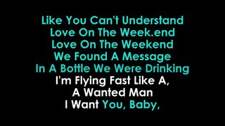 John Mayer - Love On The Weekend karaoke