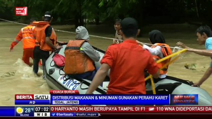 Banjir di Tiga Desa di Tegal Belum Surut