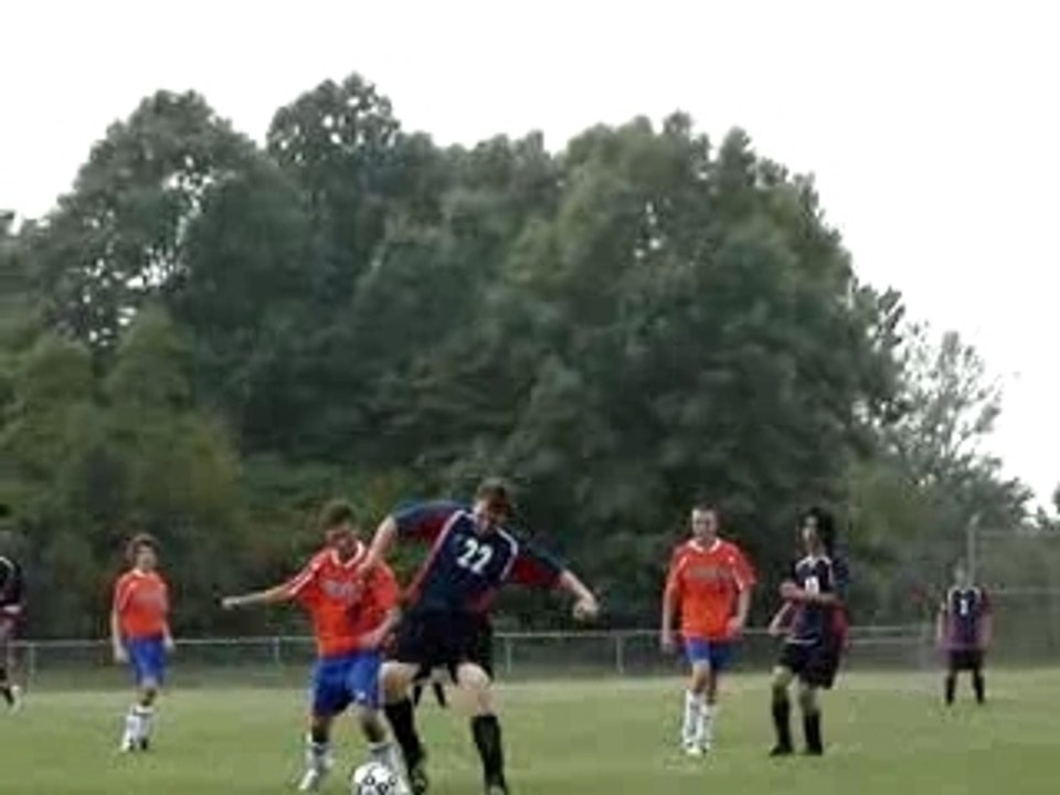 Lee playing soccer