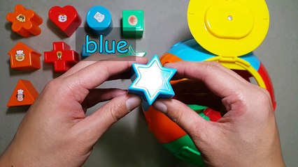 Learn color for kids with Anpanman shape sorting cube classic toy