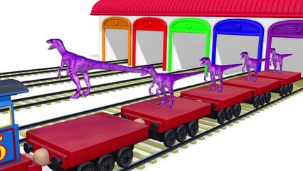 Learn Colors & Numbers for Kids - Dinosaurs & Animals - Learning Video For Children