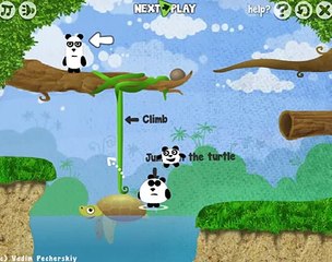 3 panda game playing full | How to play game 3 panda Walkthrough