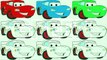 Learning Colors with Street Vehicles Lightning McQueen - Coloured Cars - Learn Colors in English