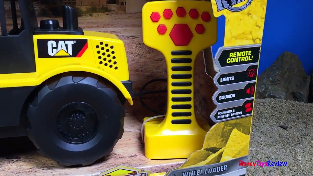 CAT JOB SITE MACHINES WHEEL LOADER - REMOTE CONTROLLED MIGHTY MACHINES - TRUCKS FOR KIDS