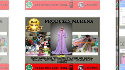 NO WA : +62 822 4040 9293 (Telkomsel), Harga Grosir Mukena Anak