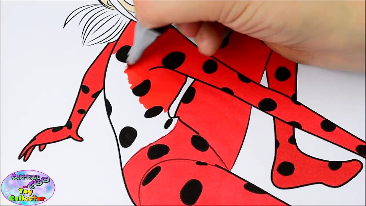 Miraculous Ladybug Cat Noir Coloring Book Episo...