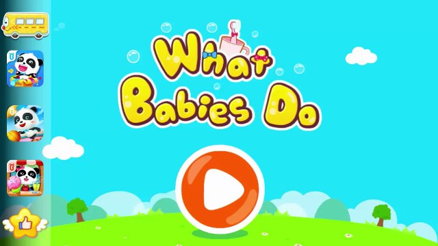 Games for kids Baby Panda´s Daily Life Learn Words With Panda Kids games free Animation Cartoon