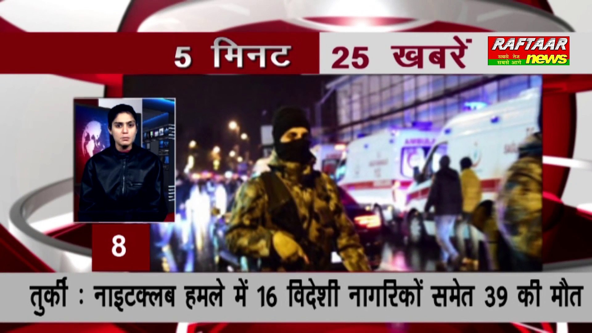⁣Superfast 25 Hindi News 4 January 2017 II Raftaar News Channel Live