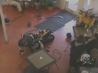 Jackass - Ice Hockey Brawl in Restaurant