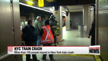 New York train crash injures more than 100 people